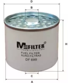 Фільтр палива MFILTER DF 699